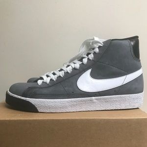 Nike Air Blazer (Gray/white/skyblue/black)